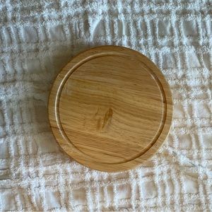 Small cheese board with cutlery